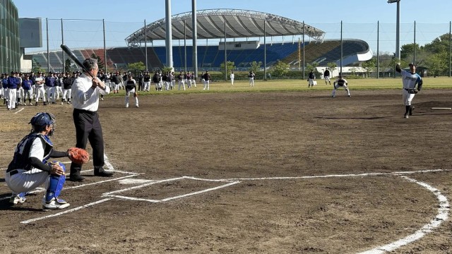 秋田市500歳野球強化リーグ開会式
