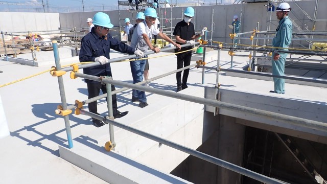 雨水排水ポンプ場の視察 雨水排水ポンプ場の視察
